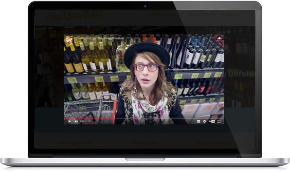 winery web design with streaming video