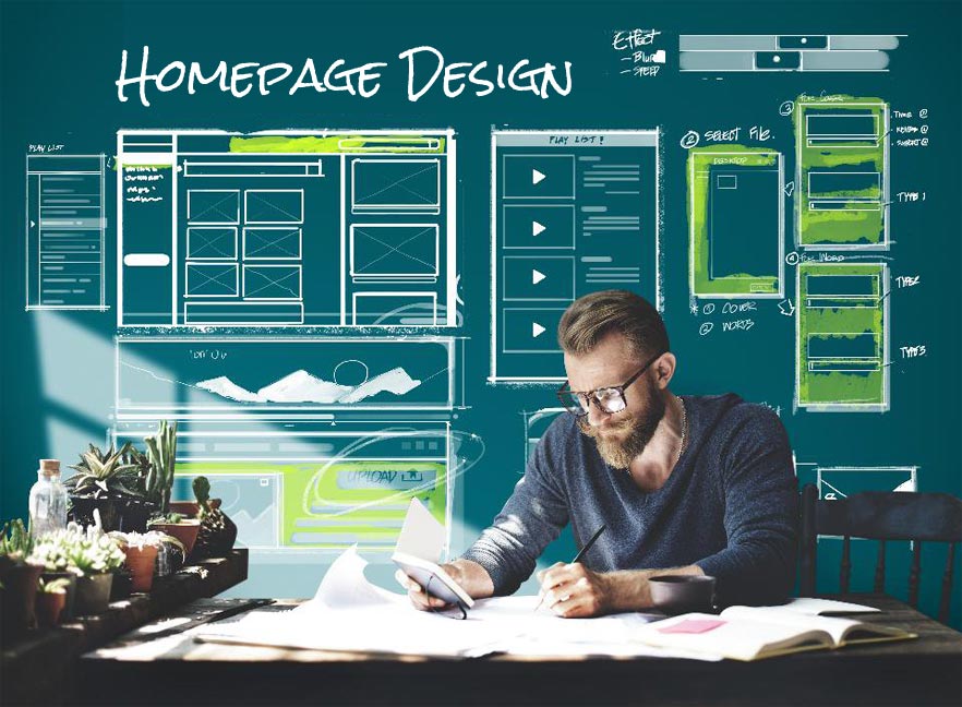 homepage web design