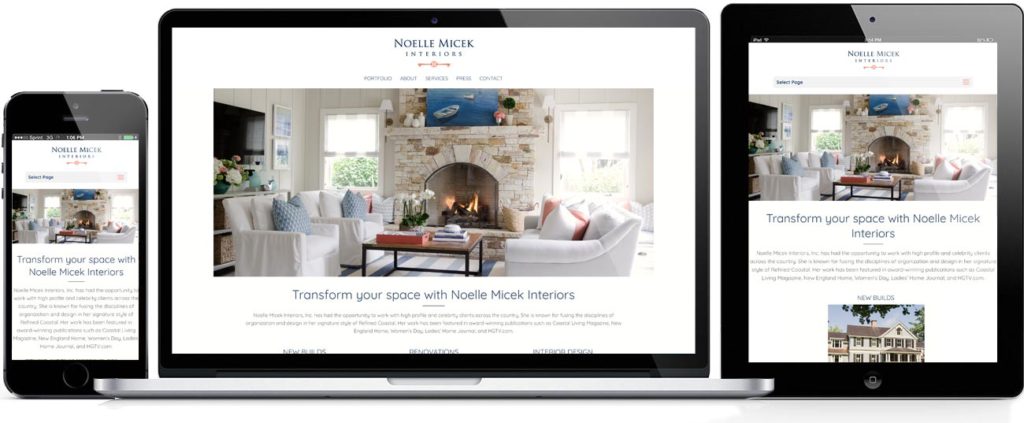 Interior Design WordPress Website Design | San Francisco Web Design