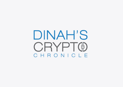 Cryptocurrency investment logo design (dinahscryptochronicle.com)