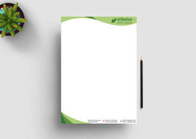 Recruitment firm letterhead