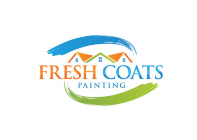 Fresh Coats Painting logo design